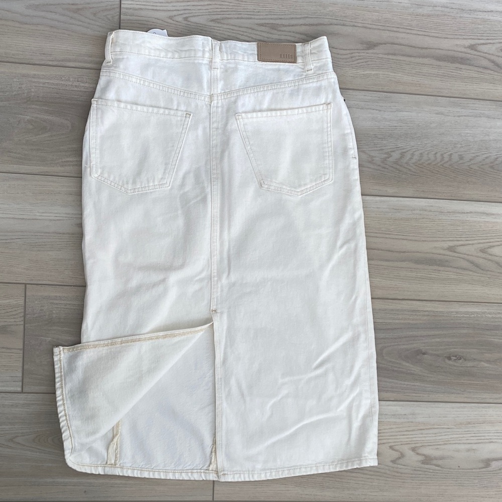 Rails Classic White Pencil Skirt - Picture 3 of 4